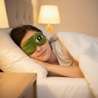 FROGCLOUD – Masque de sommeil doux pour siestes relaxantes en voyage