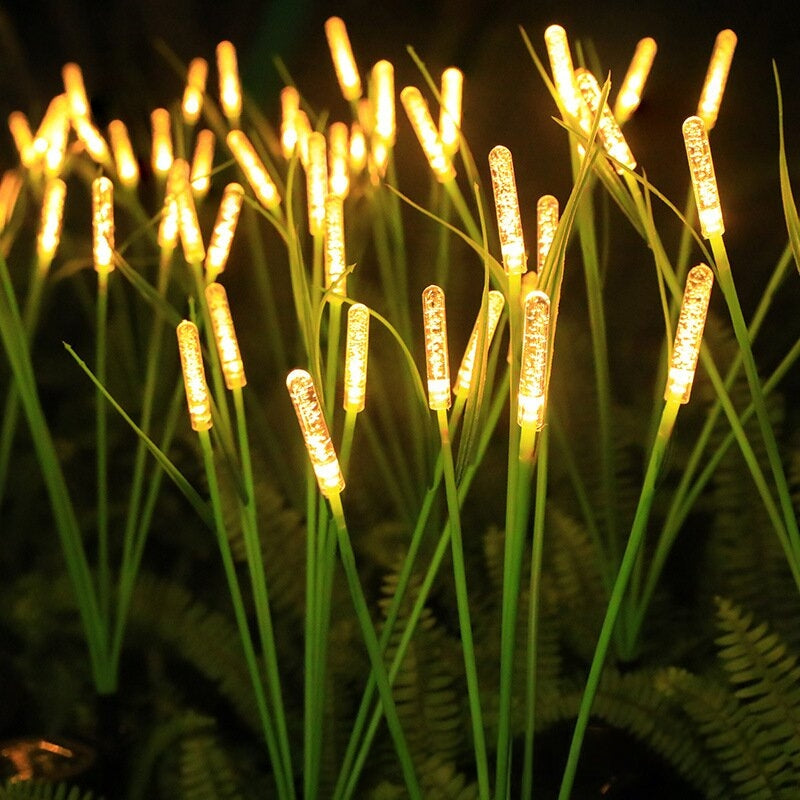 REEDLIVA – Lumières solaires en roseau pour décoration extérieure de paysage