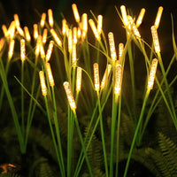 REEDLIVA – Lumières solaires en roseau pour décoration extérieure de paysage