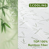 NATURACOOL – Breathable Bamboo Mattress Cover Summer Comfort