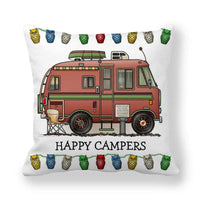 CAMPERLIVA – Owl Camping Cushion Cover for Cozy Outdoor Decor