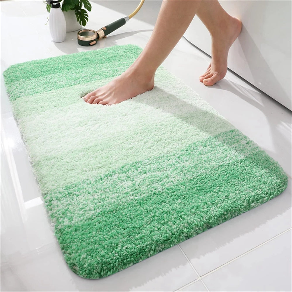 LUXCONTOUR – Tapis de toilette doux avec design antidérapant moelleux