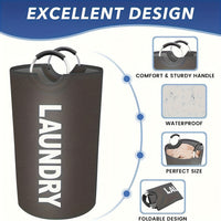 PADDEDNEST – Waterproof Laundry Basket Comfortable Carry Design