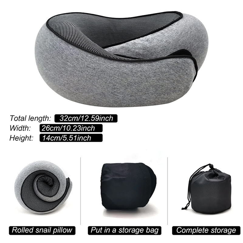 RESTSPIRAL – Memory Foam Neck Pillow Adjustable Comfort Design