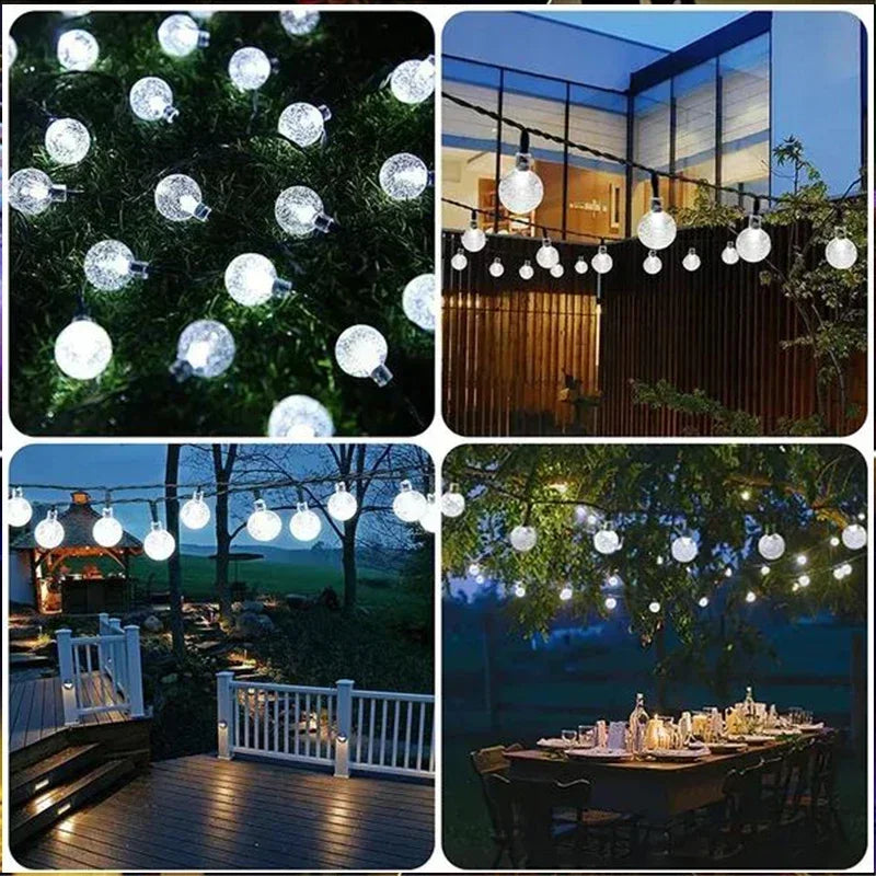 FAIRYNEST – Crystal Garland Lights for Garden & Patio Parties