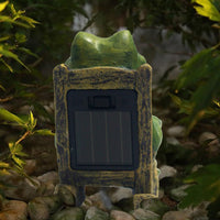 FROGLIVA – Lampe solaire grenouille pour décoration extérieure