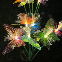 BUTTERFLYLIVA – Solar Butterfly Fiber Optic Garden Lights