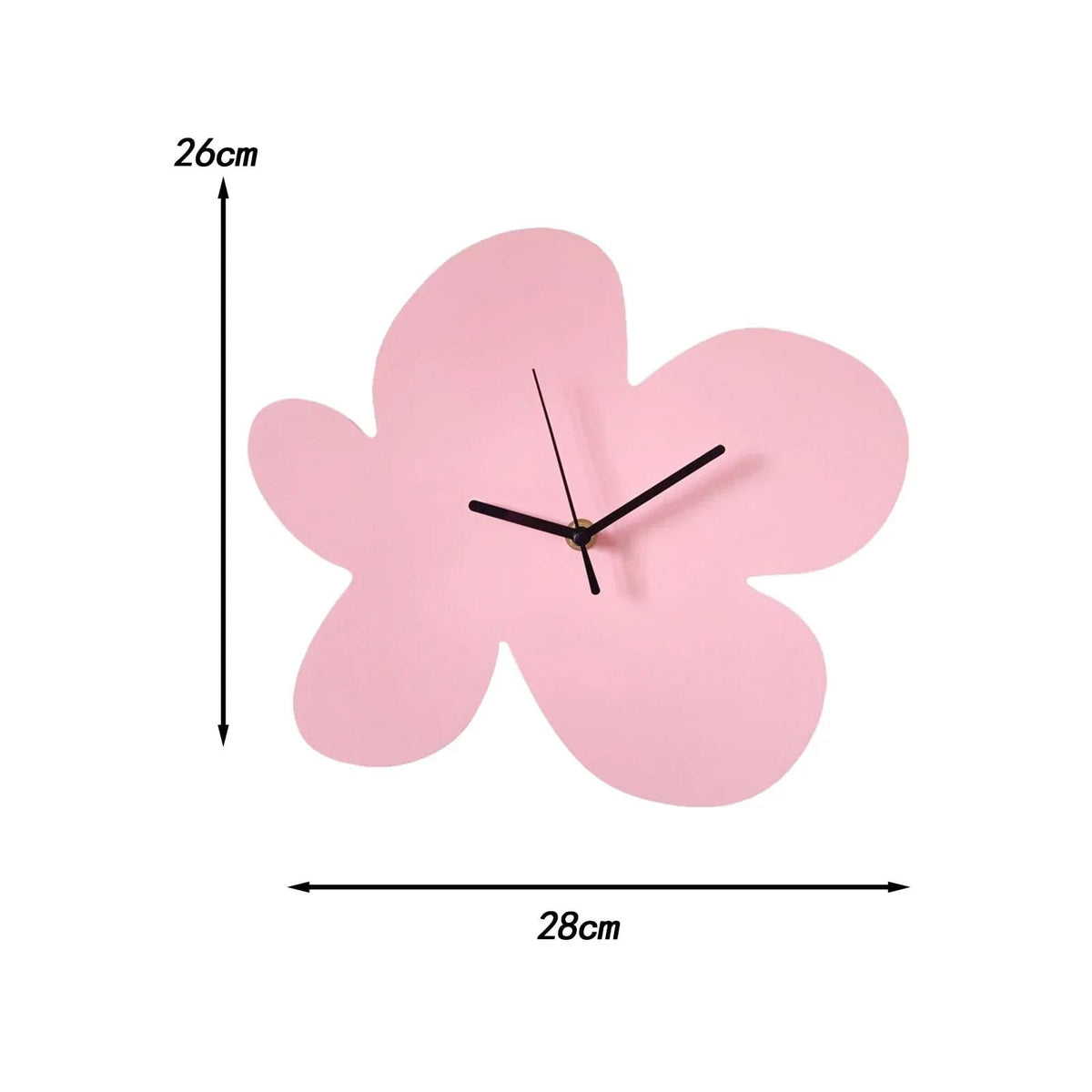 FLORAZELIXA - Horloge murale inspirée des fleurs pour un charme intemporel