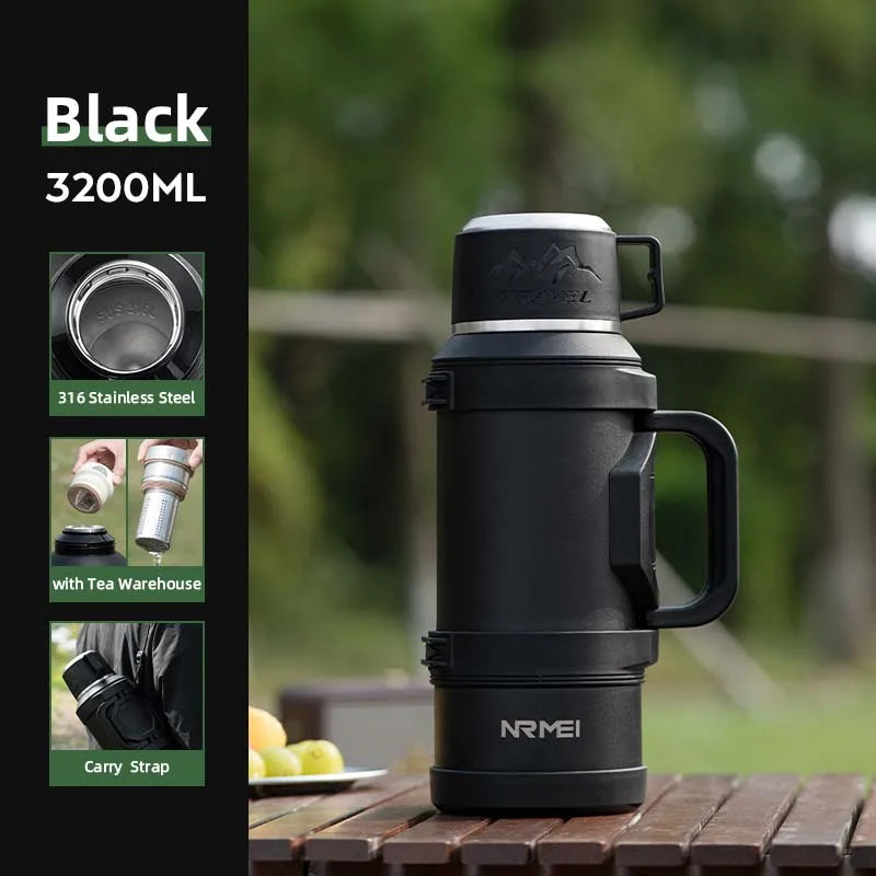 TRAVELTHERM – Cafetière isotherme pour aventures en plein air