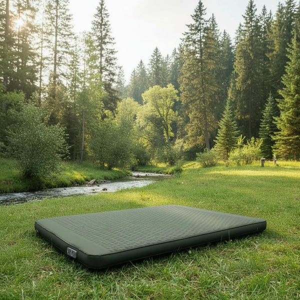 SLEEPCAMP – Matelas de camping gonflable avec sac de rangement