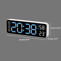 MINIMALUXE – Horloge LED USB pour intérieurs modernes et élégants