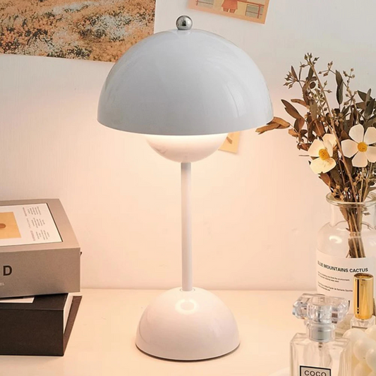 MUSHGLOW – Mushroom LED Table Lamp Rechargeable Touch Design