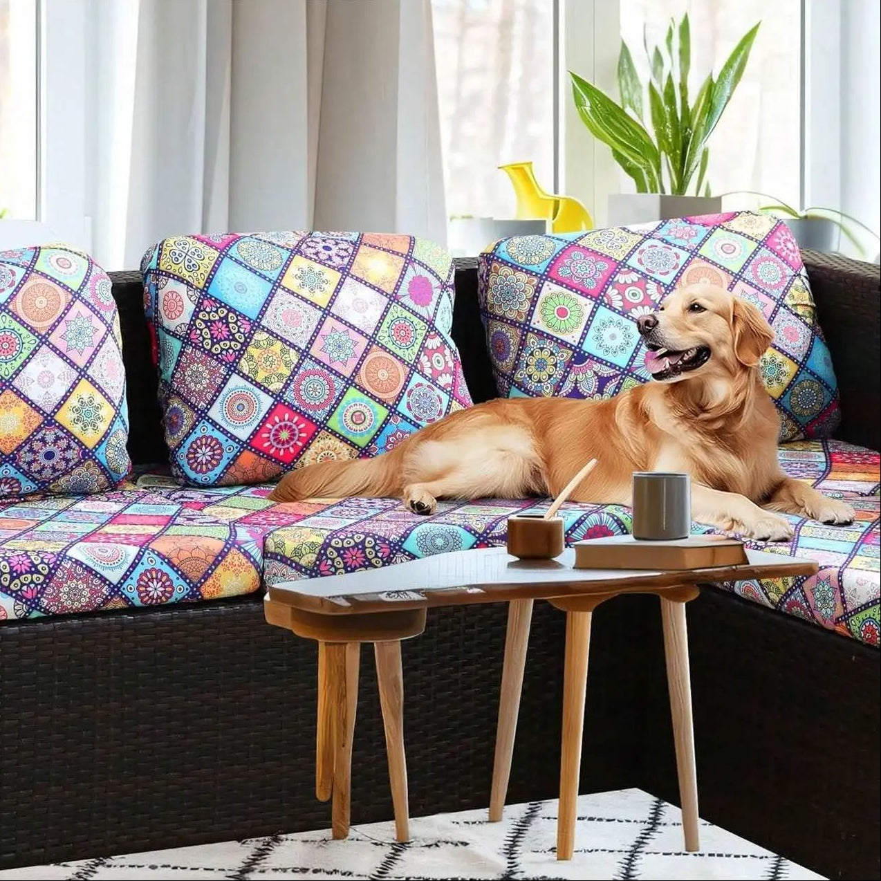 TROPICFLOW – Outdoor Tropical Cushion Covers for Patio Sofas