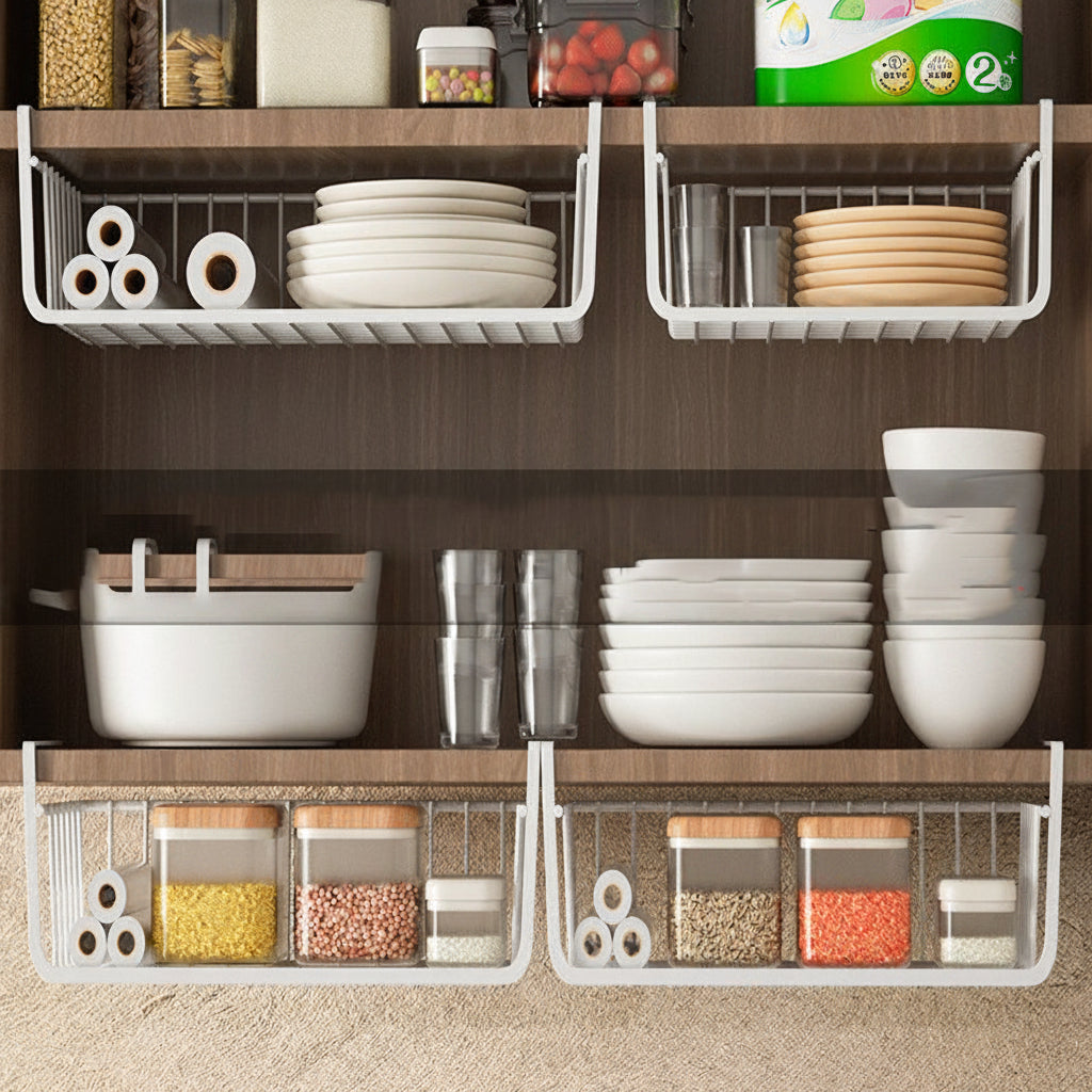 CABINETFLOW – Organisateur panier suspendu pour ustensiles de cuisine