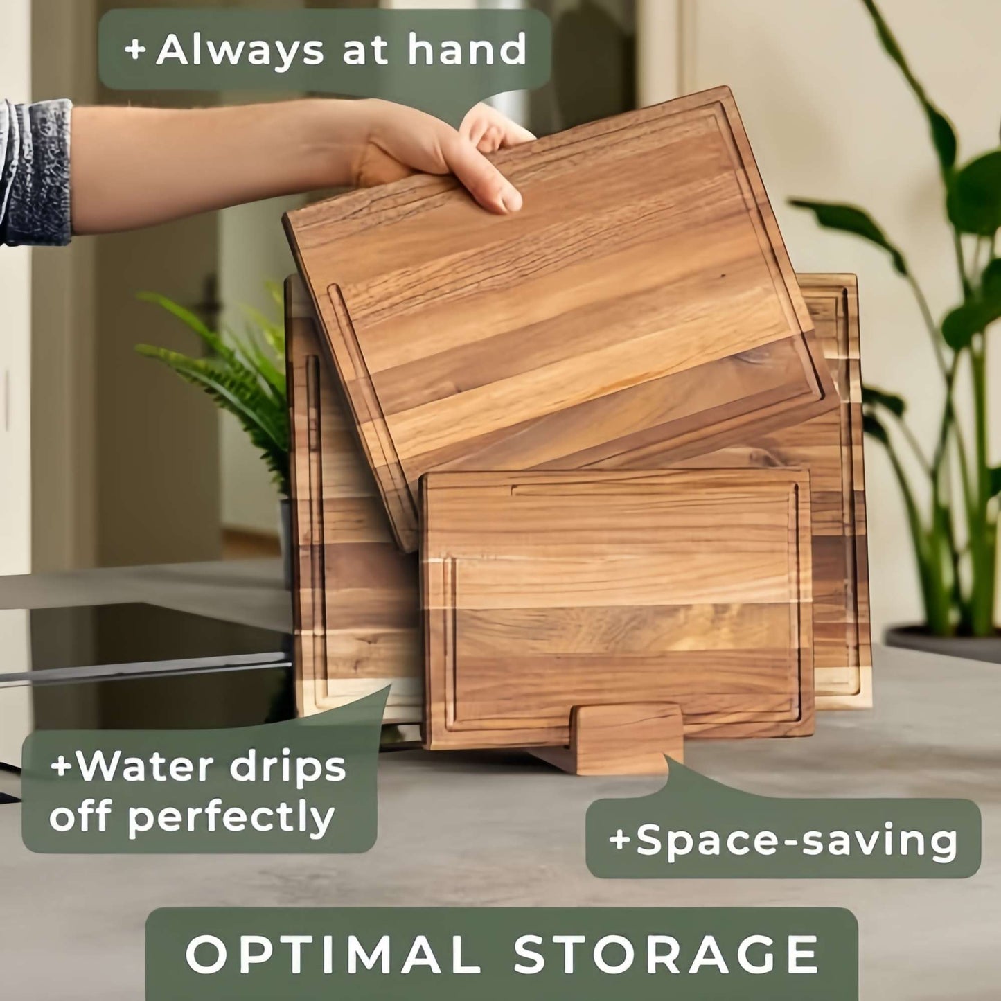 PREPSTACK – Ensemble de planches rectangulaires pour un rangement quotidien bien organisé