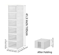 SHOECRATE – Transparent Shoe Organizer Cabinet Space Saver