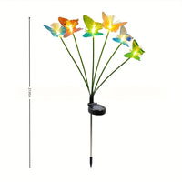 BUTTERFLYLIVA – Solar Butterfly Fiber Optic Garden Lights