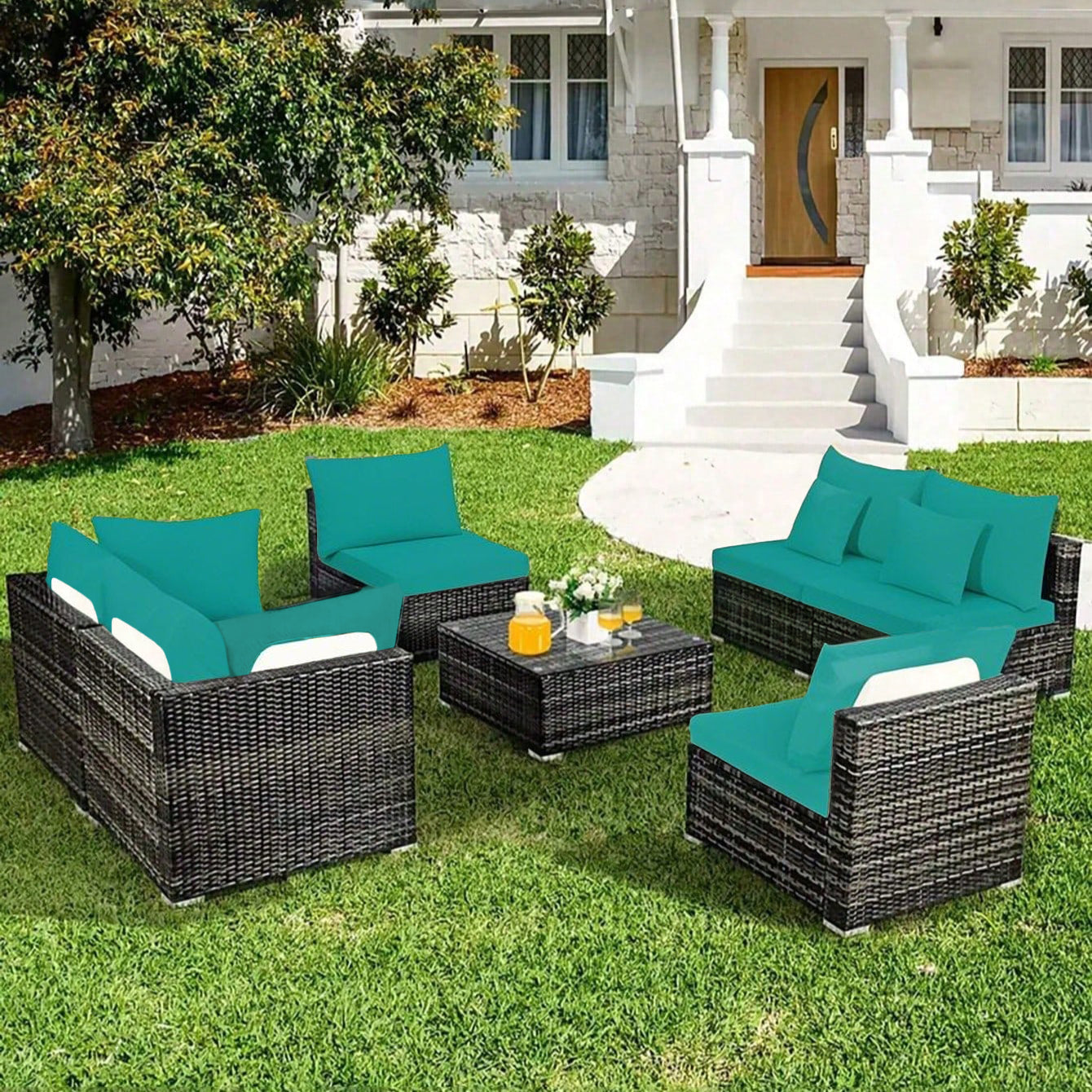 PALMFLOW – Non-Slip Cushion Covers for Patio Furniture Protection