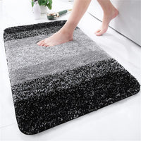 LUXCONTOUR – Tapis de toilette doux avec design antidérapant moelleux