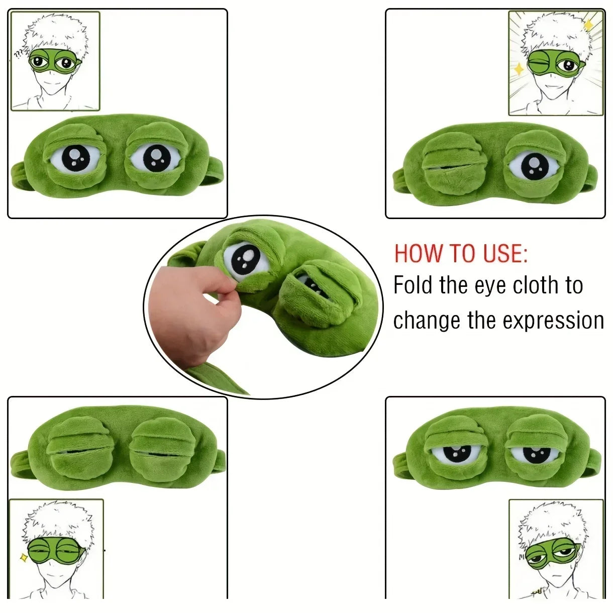 FROGCLOUD – Masque de sommeil doux pour siestes relaxantes en voyage