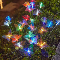 BUTTERFLYLIVA – Solar Butterfly Fiber Optic Garden Lights