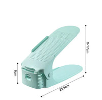STACKSTEP – Adjustable Shoe Stacker Space-Saving Organizer Set