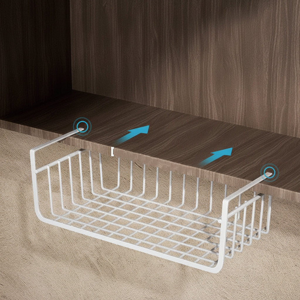 CABINETFLOW – Organisateur panier suspendu pour ustensiles de cuisine