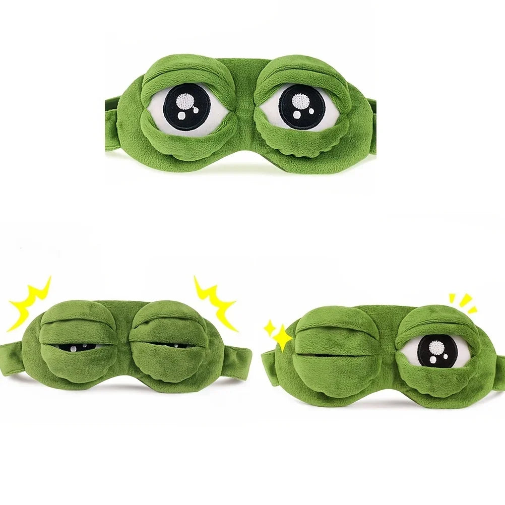 FROGCLOUD – Masque de sommeil doux pour siestes relaxantes en voyage