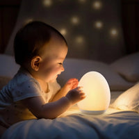 PRISMNEST – Rechargeable Night Light with Multicolor Glow