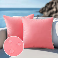 WHITELIVA – Housses de coussin décoratives pour patios et jardins