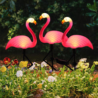 FLAMINGOLIVA – Lampe solaire flamant rose pour décoration extérieure