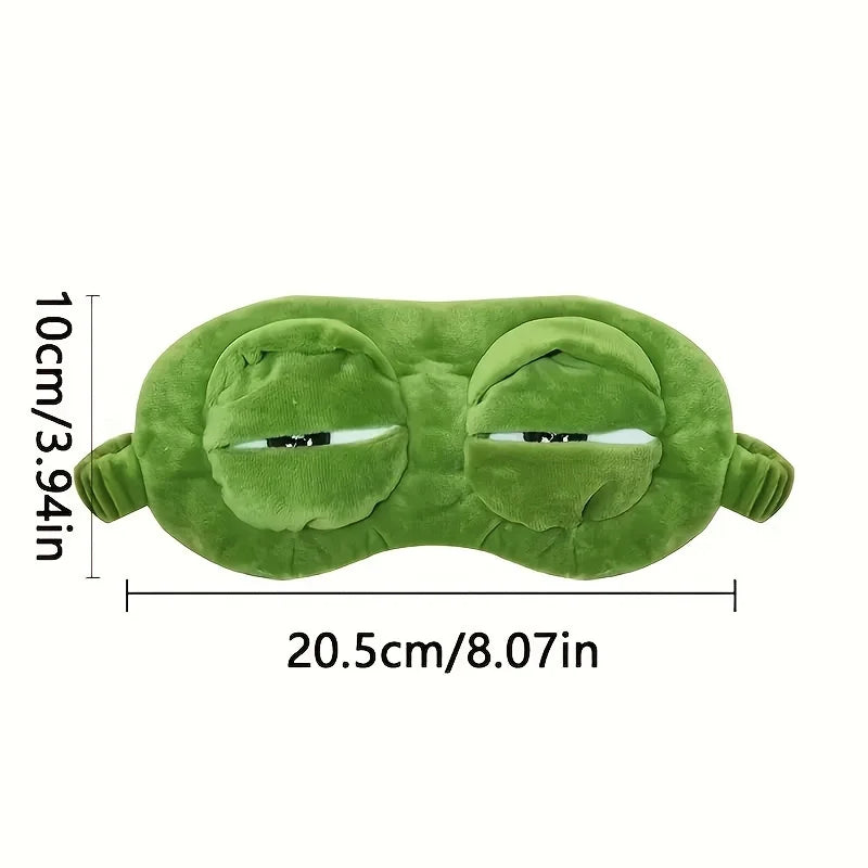 FROGCLOUD – Masque de sommeil doux pour siestes relaxantes en voyage