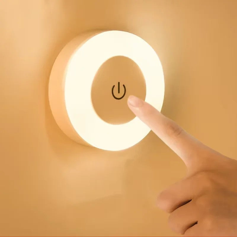 TOUCHVAULT – USB Rechargeable Lamp for Bedroom Comfort