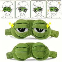 FROGCLOUD – Masque de sommeil doux pour siestes relaxantes en voyage