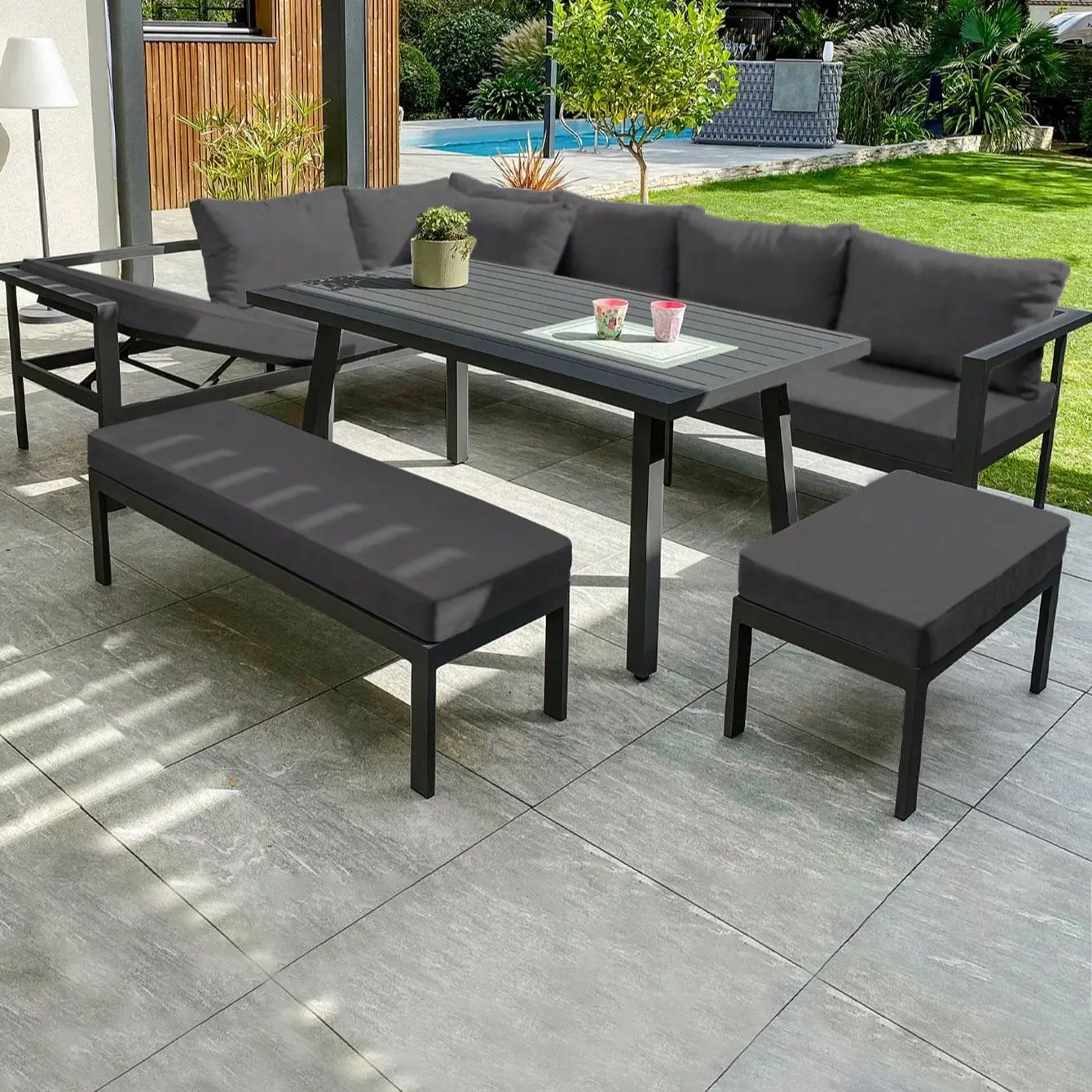PALMFLOW – Non-Slip Cushion Covers for Patio Furniture Protection