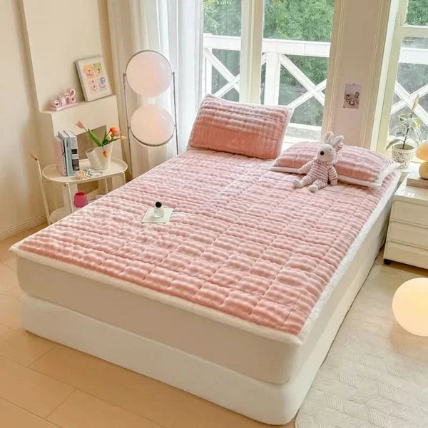 COZYTATAMI – Warmer, faltbarer Matratzenbezug mit Plüschkomfort
