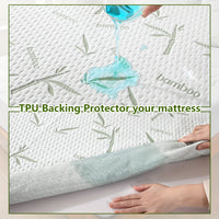 NATURACOOL – Breathable Bamboo Mattress Cover Summer Comfort