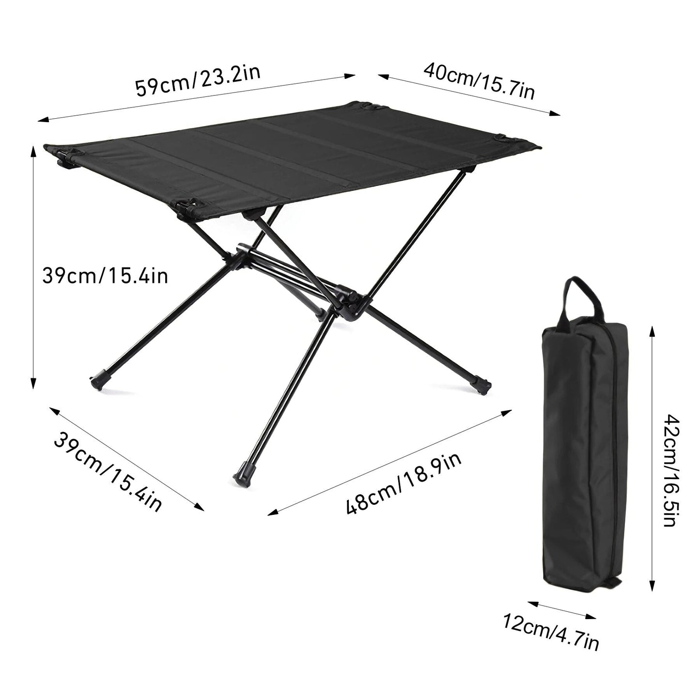 NATUREROLL – Table de pique-nique légère pliable facilement