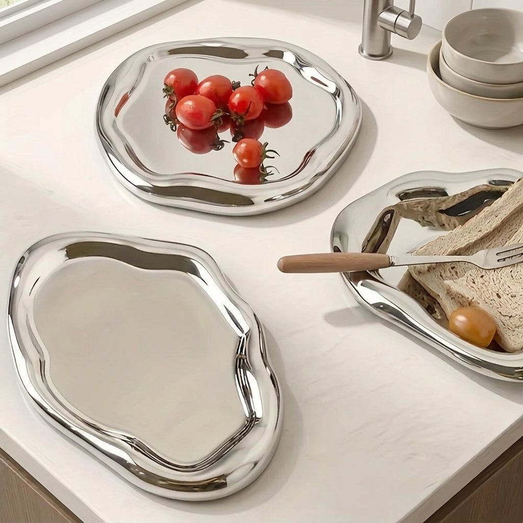 SILVERNEXA – Bandeja moderna para objetos pequeños y una organización elegante de accesorios