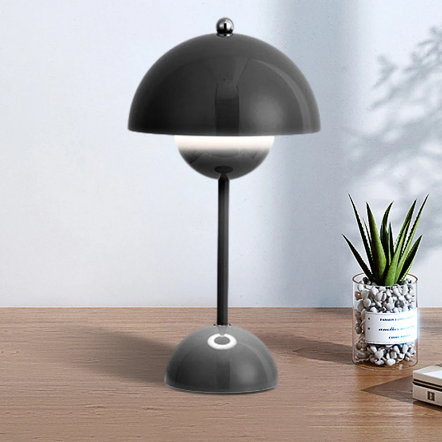 MUSHGLOW – Mushroom LED Table Lamp Rechargeable Touch Design