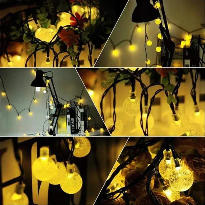 FAIRYNEST – Crystal Garland Lights for Garden & Patio Parties