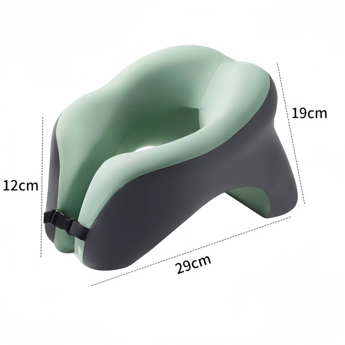 MEMOFLEX – Coussin de voyage en mousse à mémoire de forme pour un confort ergonomique du cou