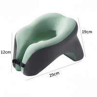 MEMOFLEX – Coussin de voyage en mousse à mémoire de forme pour un confort ergonomique du cou