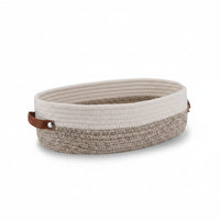 OVANEST – Panier de rangement ovale tissé pour salle de bain