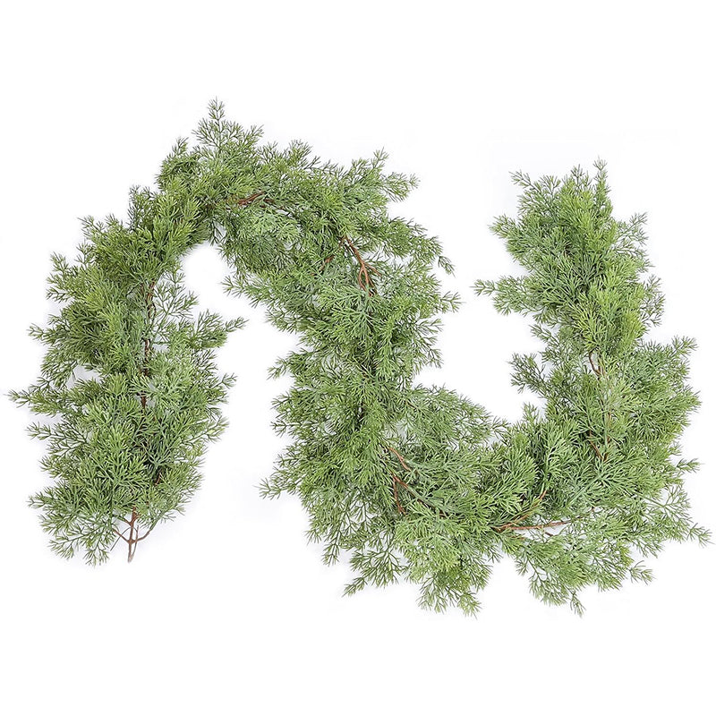 YULEDRAPE – Real-Touch Norfolk Pine Garland for Refined Christmas Styling