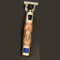SKULLTRIM – Vintage beard trimmer with battery and precise cut for beard and hair 0