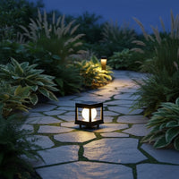 SOLARORA - Automatic Solar Post Light for Outdoor Pathways & Gardens 0