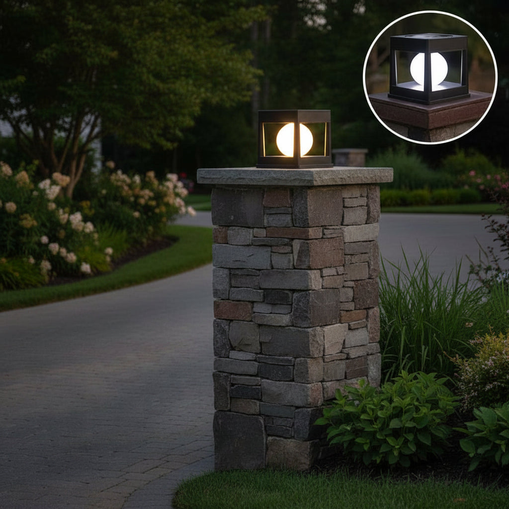 SOLARORA - Automatic Solar Post Light for Outdoor Pathways & Gardens 7