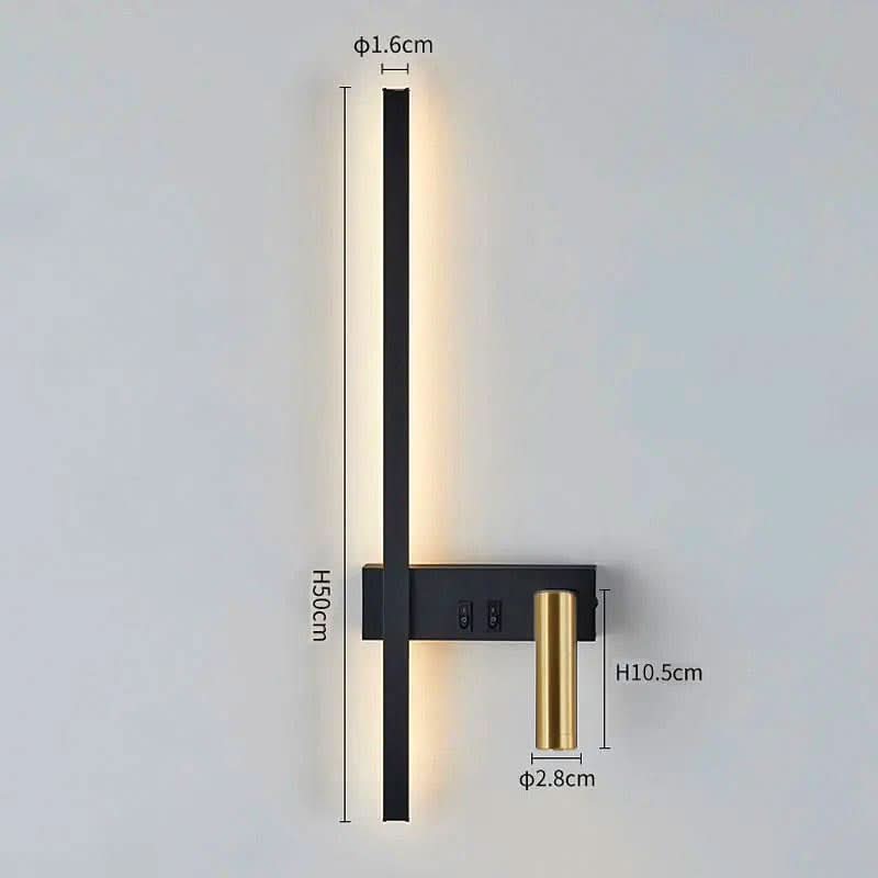 RAYTILIXA – Swivel Wall Lamp for Modern Bedroom Reading
