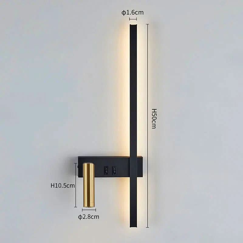 RAYTILIXA – Swivel Wall Lamp for Modern Bedroom Reading